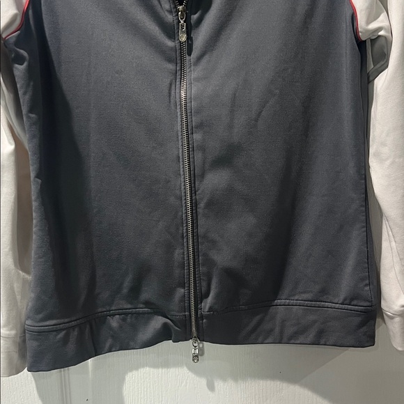 BCBGvMaxazris Charcoal and White Track Jacket - Picture 2 of 4